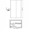 Душевая дверь в нишу WASSERKRAFT DILL 61S13 110 см